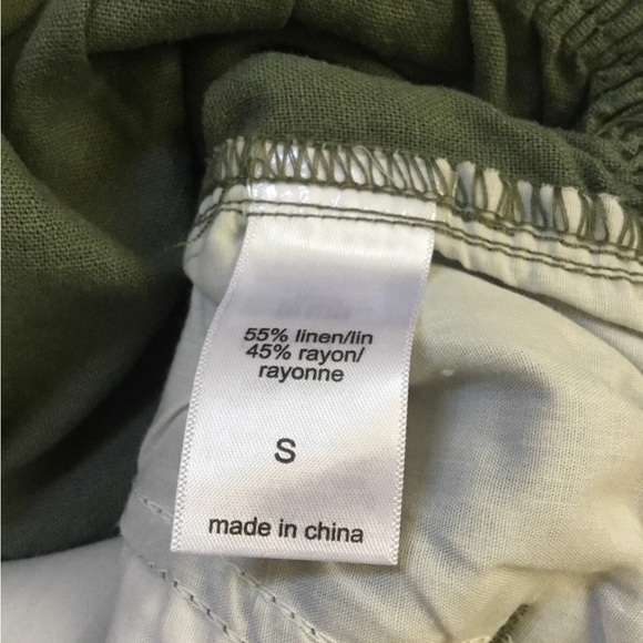 Maurices Linen Blend Paperbag Drawstring Shorts - Picture 5 of 5